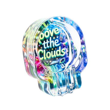 Above The Clouds Glass Catch Dish